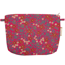 Pochette tissu badiane framboise