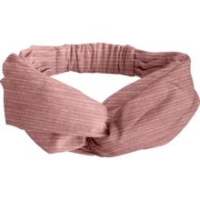 Bandeau croisé gaze lurex vieux rose 