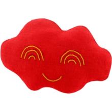 Barrette nuage rouge tangerine