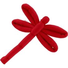 Barrette libellule rouge