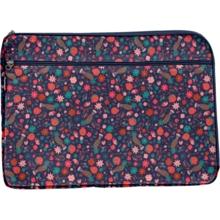 Pochette ordinateur 15 pouces huppette fleurie