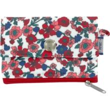 Mini pochette porte-monnaie prairie fleurie