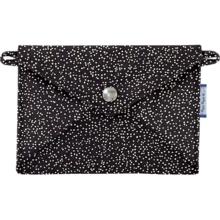 Petite pochette enveloppe noir pailleté