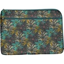 Pochette ordinateur 15 pouces palmia emeraude