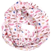 Snood tissu adulte herbier rose