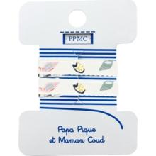 Petite barrette croco cr072  coquillages et crustacés 