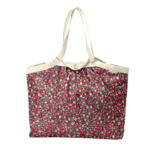 Sac cabas taille moyenne plissé tapis rouge