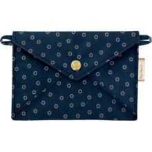 Petite pochette enveloppe bulle bronze marine