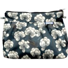 Pochette plissée paradis bleu