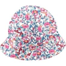 Chapeau soleil charlotte boutons rose