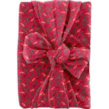 Furoshiki grand 73 x 73 cm ex2252 houx rouge 