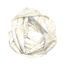 Snood tissu adulte ramage or