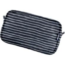 Pochette banane rayé argent marine