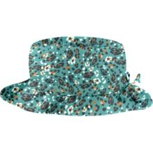 Chapeau Pluie Ajustable Enfant T2 panthère jade