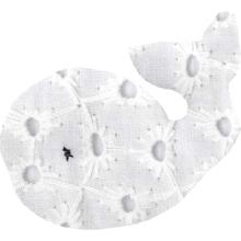 Barrette Baleine broderie anglaise